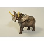 A BESWICK ELEPHANT, trunk stretching, large, No998, gloss, height 25cm x approximate length 37cm