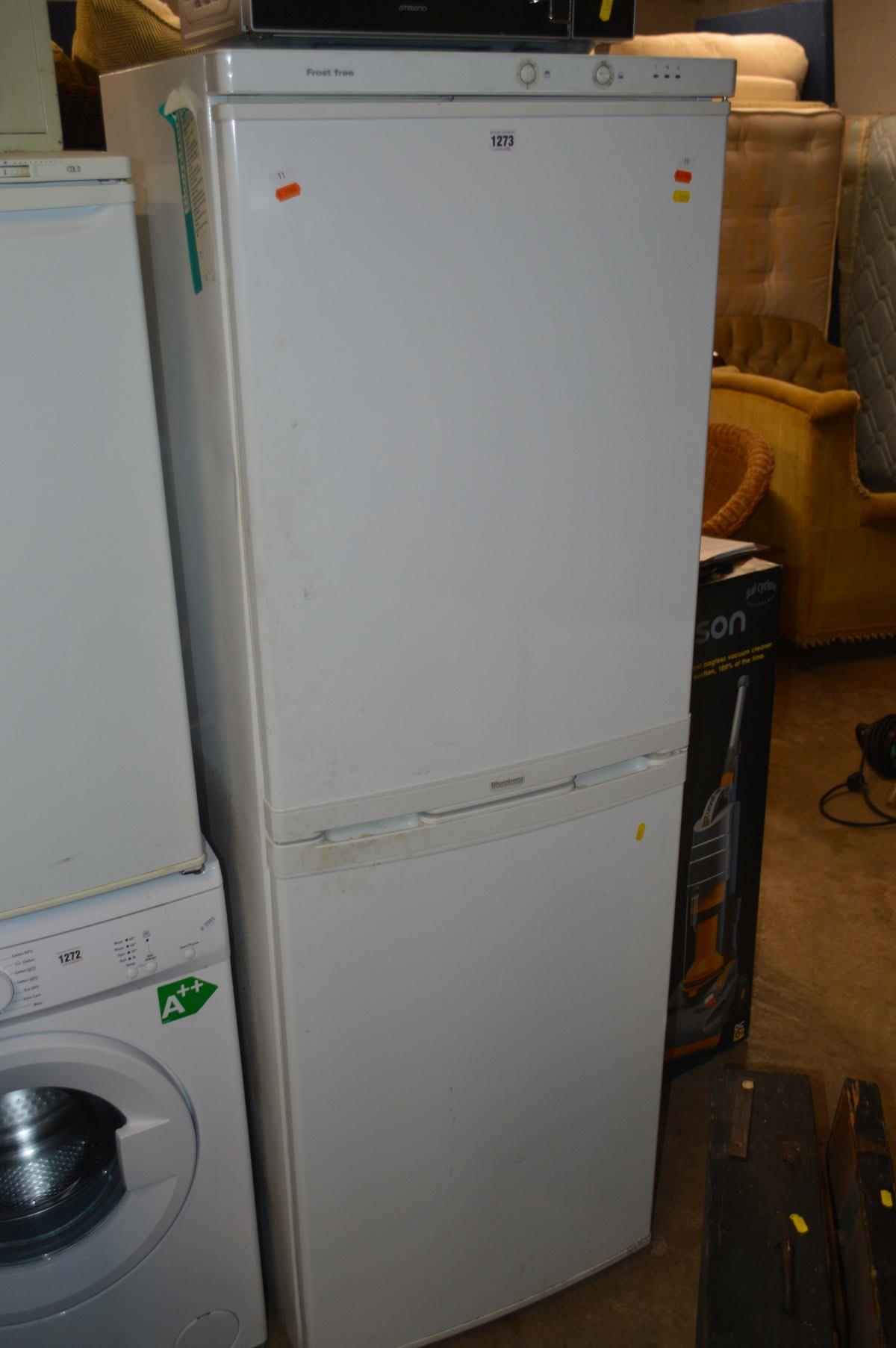 A BLOMBERG FRIDGE FREEZER, height 177cm, and an Amblano microwave (2)