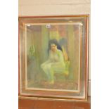 TEO FELDMANN (20TH CENTURY) a study of a seated nude female figure, signed and dated 919)63 lower