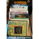 A BOX OF HARDBACK BOOKS to include 'William Morris Decor & Design', 'Essential William Morris',