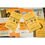 A COLLECTION OF HULL CITY PROGRAMMES (c.165) dating from 1946-47 to 1963-64