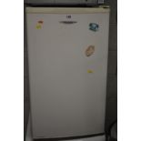 A BAUMATIC UNDERCOUNTER FRIDGE together with a black Samsung microwave (2)