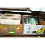 TWO BOXES OF RECORDS, (approximately 150 LP's), mostly classical and easy listening music