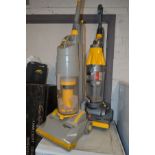 A DYSON DC07 UPRIGHT VACUUM CLEANER together with a Dyson DC01 upright vacuum cleaner and a Sony DVD