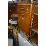 A SELECTION OF MID TO LATE 20TH CENTURY OCCASIONAL FURNITURE including a bedside cupboard, a