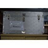 A LOGICLINE ALUMINIUM TRAVELLING TRUNK (the contents of this lot comes from The Abbots Bromley