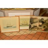 A PAIR OF MARITIME PRINTS 'The Queen, East Indiaman' by Thomas Dutton and 'The Earl Balcarras,