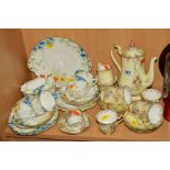 A PARAGON 'MERRIVALE' COFFEE SET, Rd No744170, (15), together with Royal Doulton part teaset