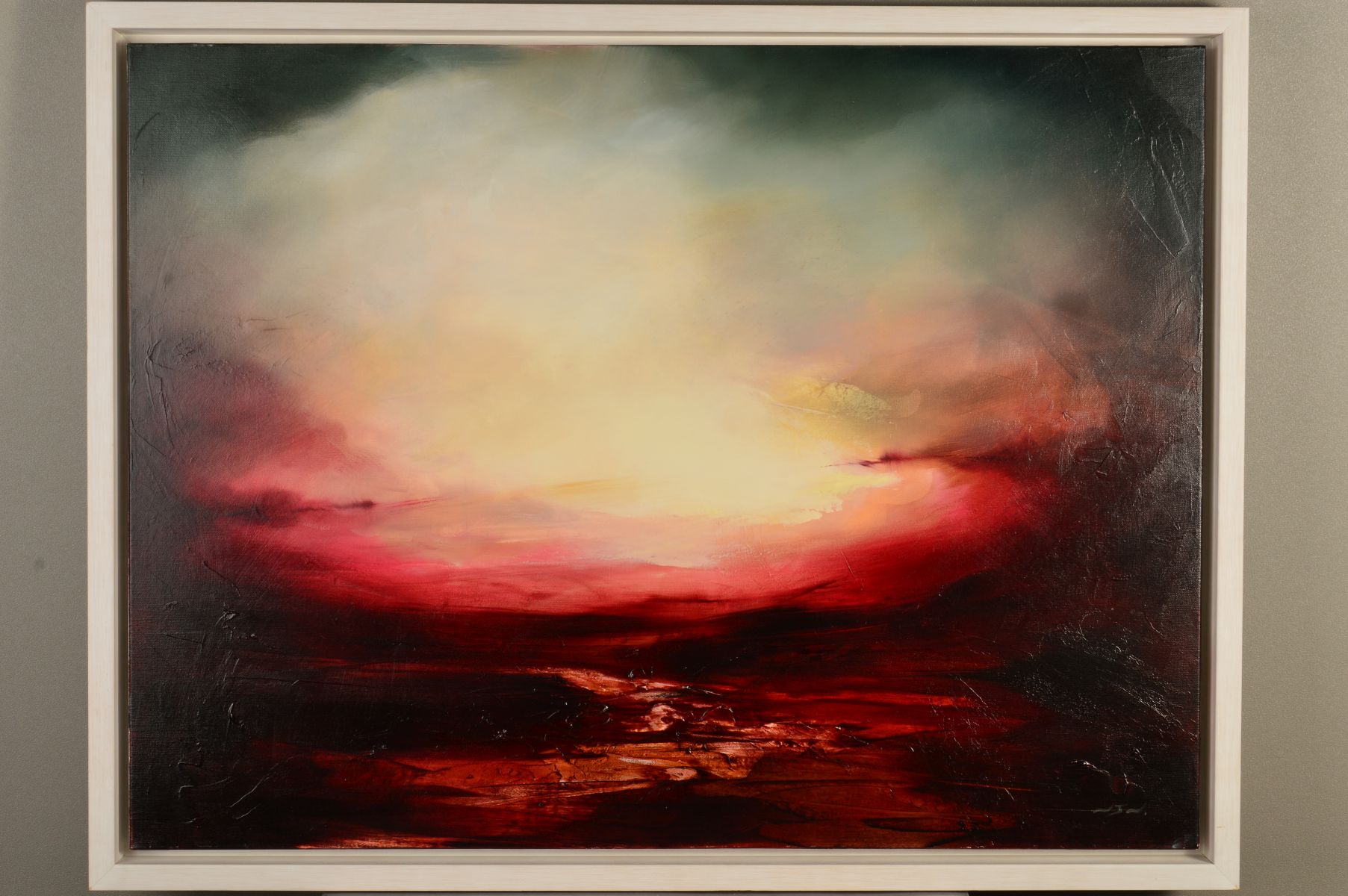 NEIL NELSON (BRITISH 1977) 'HALFLIGHT', an impressionist landscape, signed bottom right, acrylic