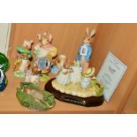 BEDWICK/ROYAL ALBERT BEATRIX POTTER FIGURES/GROUP, comprising Beswick Ware limited edition 'Peter