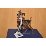 A BOXED SWAROVSKI CRYSTAL DISNEY FIGURE, 'Tramp' (from Lady and the Tramp), height 8cm