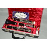 A CASED BOOSEY AND HAWKES CLARINET, serial number 521313