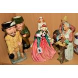 SIX ROYAL DOULTON FIGURES/TOBY JUGS, 'Lady Charmian' HN1949, 'Good Morning' HN2671, 'Thanksgiving'