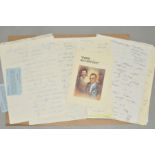 REGGIE KRAY, a mixed archive of letters written and typed with signatures including Blue Broadmoor
