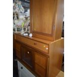 A E GOMME G PLAN TOLA TEAK DRESSING TABLE with a triple mirror and five various drawers, together