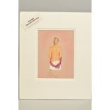 KAY BOYCE (BRITISH CONTEMPORARY), 'Lucy', a limited edition print of a female figure 223/650, signed