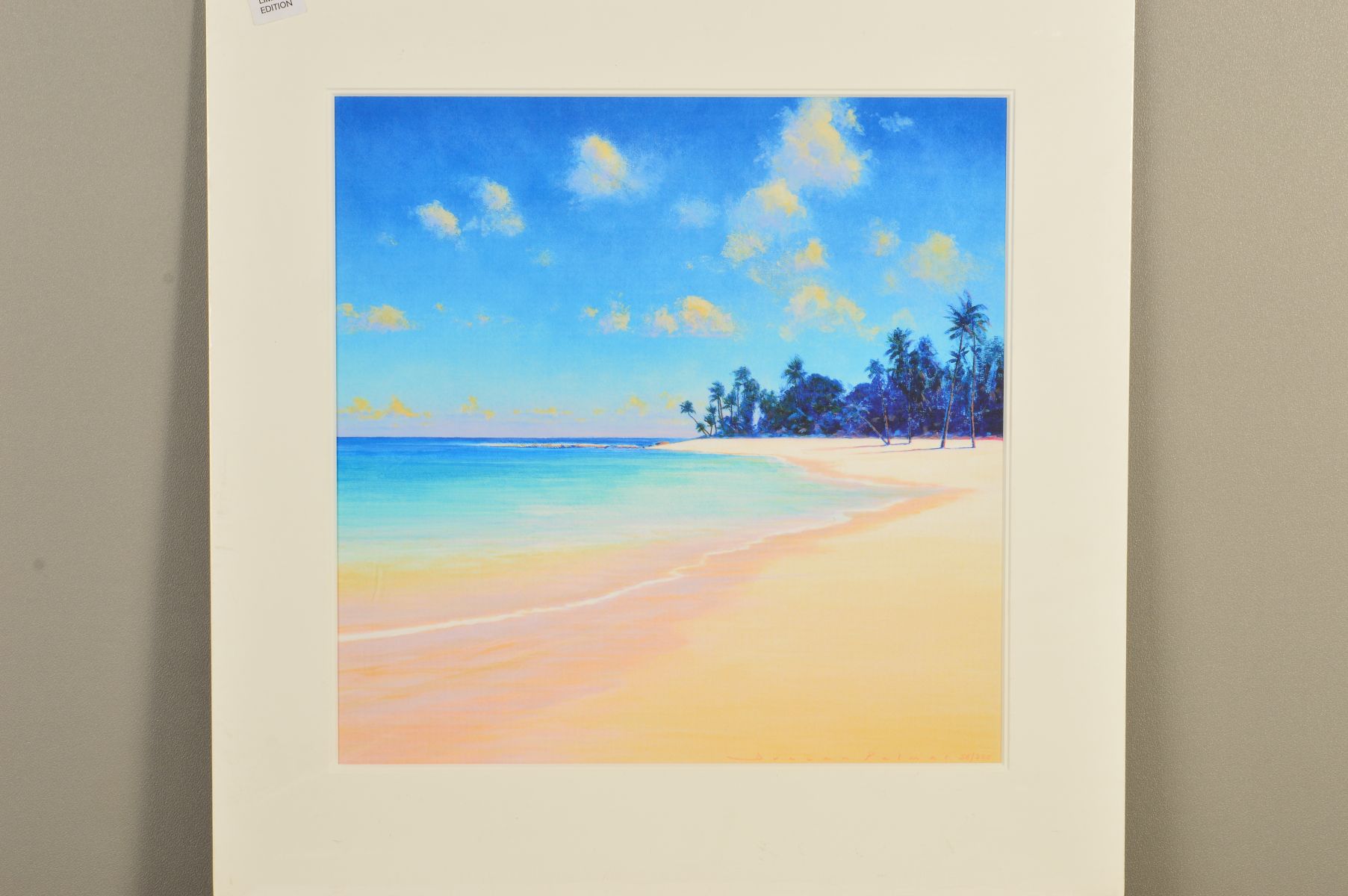 DUNCAN PALMER (BRITISH 1964), 'Pathway to Paradise', a limited edition print of a Tropical Beach,