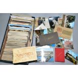 A COLLECTION OF APPROXIMATELY SEVEN HUNDRED POSTCARDS dating from the Edwardian era to the middle of