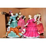 FOUR ROYAL DOULTON FIGURES, 'Autumntime' HN3621, limited edition 'Carmen' HN3993 No 9002/12500, '