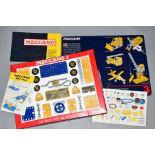 A BOXED MECCANO SET NO3, appears largely complete but is missing some smaller items, 1970's yellow