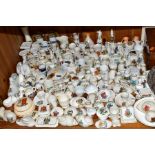 A COLLECTION OF CRESTED WARE etc, to include W H Goss, Carlton china, Arcadian, Devonia Art, Grafton