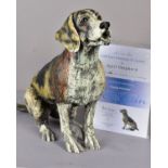 APRIL SHEPHERD (BRITISH CONTEMPORARY) 'PAYING ATTENTION' a limited edition cold cast porcelain