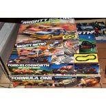 THREE BOXED SCALEXTRIC SETS, all c.1980's/1990's, Ford RS Cosworth Racing Set, NoC.575, Formula