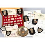 A CASED SET OF TWENTY FIVE SILVER 'STAMPS OF ROYALTY' Limited Edition of 10,000, this set was