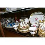 A GROUP OF VARIOUS PART TEASETS etc, to include New Chelsea teaset No 3754 (40), Royal Albert '