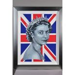 PAUL NORMANSELL (BRITISH 1978) 'HAPPY AND GLORIOUS' a limited edition print of the Queen 74/195,