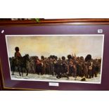 LADY BUTLER (1846-1933) 'THE ROLL CALL' an open edition print after the original in The Queens