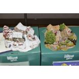 TWO BOXED LILLIPUT LANE SCULPTURES, limited edition, 'First Snow At Bluebell' No949/3500 with