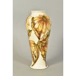 A MOORCROFT POTTERY MEMBERS COLLECTORS CLUB VASE, 'Rudbeckia' pattern designed by Rachel Bishop