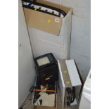 A GOODMANS GTV 9200 PORTABLE TV/MONITOR together with a Lytham explorer portable stove and a Jay-