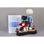 DOUG HYDE (BRITISH 1972) 'DAISY TRAIL' a limited edition cold cast porcelain sculpture of a figure