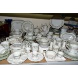 JOHNSON BROTHERS 'ETERNAL BOW' PATTERN 'A LA CARTE COOKWARE' DINNER SERVICE to include a coffee pot,