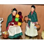 TWO ROYAL DOULTON FIGURES, 'The Orange Lady' HN1953 and 'The Old Balloon Seller' HN1315 (2)