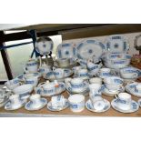COALPORT 'REVELRY' DINNER TEA AND COFFEE SERVICE to include coffee pot, tea pot, serving bowls of