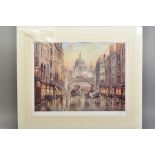 JOHN L. CHAPMAN (BRITISH 1946), 'Ludgate Circus, London 1890', a Limited Edition print 439/500,