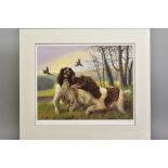 NIGEL HEMMING (BRITISH 1957), 'Park Drive', a Limited Edition print of Springer Spaniels, 59/495,