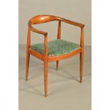 IN THE MANNER OF HANS J WEGNER FOR JOHANNES HANSEN, model JH503 teak armchair, approximate width