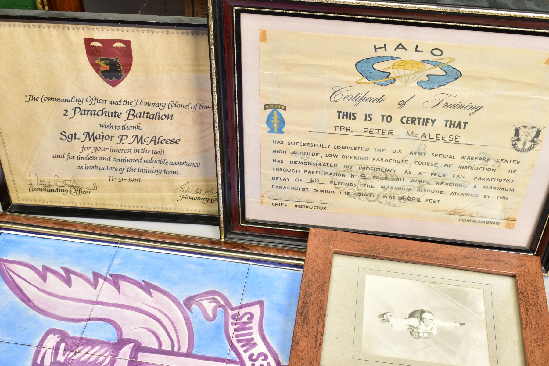 A SUPERB AND ALMOST TOTALLY UNIQUE GROUP OF NINE MEDALS, awarded to a member of the '22 Special - Image 14 of 36