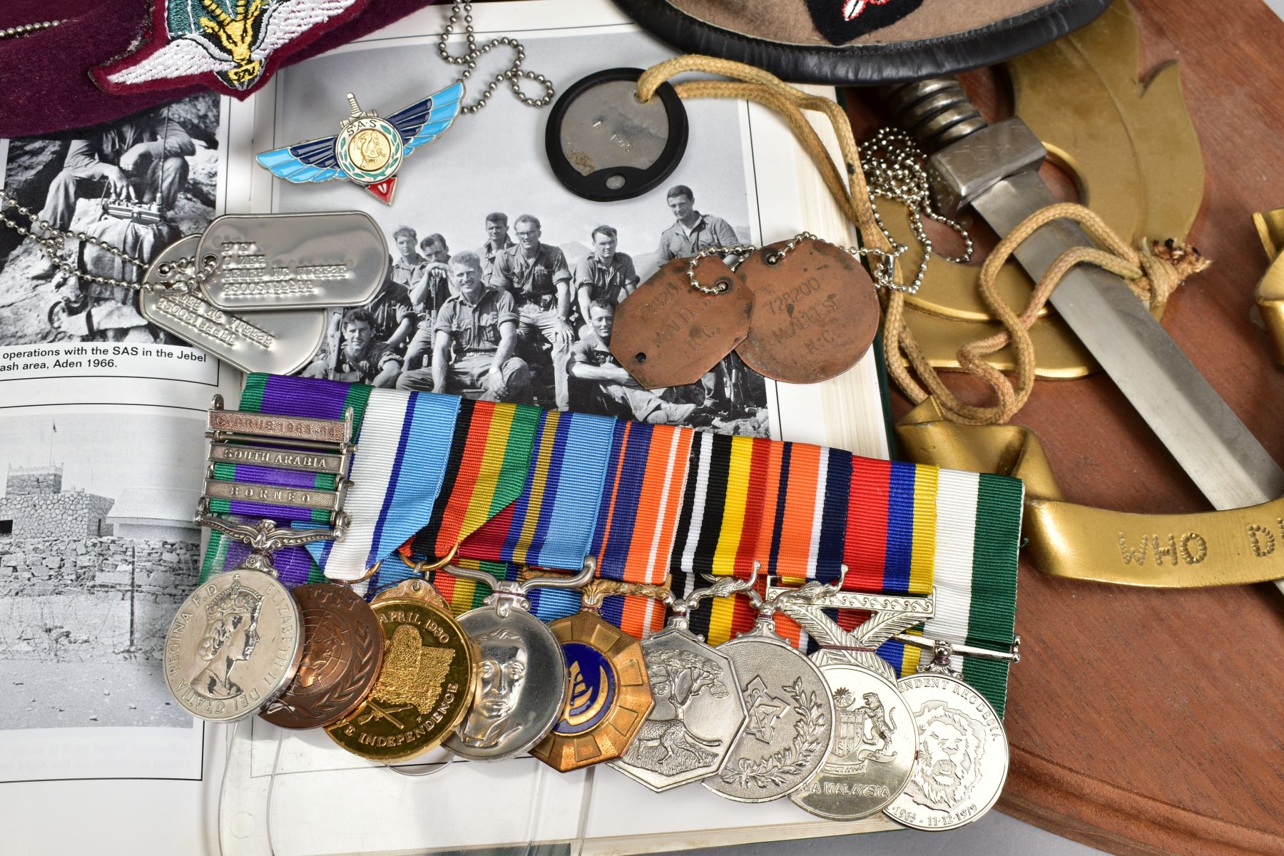 A SUPERB AND ALMOST TOTALLY UNIQUE GROUP OF NINE MEDALS, awarded to a member of the '22 Special - Image 22 of 36