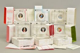 A COLLECTION OF SIX ROYAL MINT BEATRIX POTTER SERIES OF SILVER PROOF COINS, comprising Tom Kitten