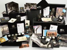 ROYAL MINT CELEBRATION OF BRITAIN SILVER PROOF PART SETS, to include a tenth ounce 2010 boxed silver