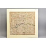 LONDON; LEA (PHILIP), 'A Mapp Containing the Townes, Villages, Gentlemens Houses, Roads, Rivers,