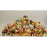 A COLLECTION OF ONE HUNDRED AND FIFTY WHISKY MINIATURES, including twenty one Single Malts and one