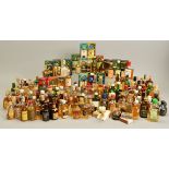 A COLLECTION OF ONE HUNDRED FIFTY WHISKY MINIATURES, including twenty one Single Malts and one