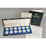 A SOUTH AFRICAN MINT SILVER PROOF MEDALLION COLLECTION, of twelve 40 gram sterling silver