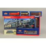 A BOXED HORNBY RAILWAYS OO GAUGE CORNISH PULLMAN TRAIN SET, No.R1124, comprising Castle Class